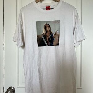 Visual White Graphic T-Shirt